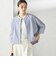〈手洗い可能〉ストライプ 羽織 シャツ