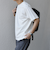 SHIPS any: デザイン リブ ハイゲージ ポンチ クルーネック Tシャツ◇