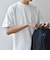 SHIPS any: デザイン リブ ハイゲージ ポンチ クルーネック Tシャツ◇