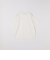 SHIPS any: デザイン リブ ハイゲージ ポンチ クルーネック Tシャツ◇