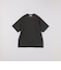 SHIPS any: デザイン リブ ハイゲージ ポンチ クルーネック Tシャツ◇