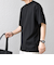SHIPS any: デザイン リブ ハイゲージ ポンチ クルーネック Tシャツ◇