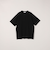 SHIPS any: デザイン リブ ハイゲージ ポンチ クルーネック Tシャツ◇