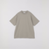 SHIPS any: デザイン リブ ハイゲージ ポンチ クルーネック Tシャツ◇