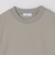 SHIPS any: デザイン リブ ハイゲージ ポンチ クルーネック Tシャツ◇