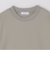 SHIPS any: デザイン リブ ハイゲージ ポンチ クルーネック Tシャツ◇