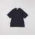 SHIPS any: デザイン リブ ハイゲージ ポンチ クルーネック Tシャツ◇