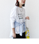【SHIPS別注】Odub:プリント ロング スリーブ TEE