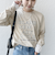 【SHIPS別注】Odub:プリント ロング スリーブ TEE