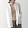 SHIPS any:〈手洗い可能〉パッチワーク レース ジャケット シャツ