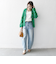 SHIPS any:〈手洗い可能〉パッチワーク レース ジャケット シャツ