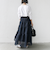 オーガンジー ティアード スカート