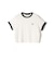 FRED PERRY:G9163 CROPPED RINGER TEE