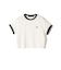 FRED PERRY:G9163 CROPPED RINGER TEE