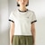 FRED PERRY:G9163 CROPPED RINGER TEE
