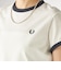 FRED PERRY:G9163 CROPPED RINGER TEE