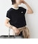 FRED PERRY:G9163 CROPPED RINGER TEE