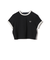 《一部追加予約》FRED PERRY:G9163 CROPPED RINGER TEE