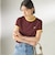 FRED PERRY:G9163 CROPPED RINGER TEE