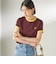 FRED PERRY:G9163 CROPPED RINGER TEE