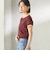 FRED PERRY:G9163 CROPPED RINGER TEE
