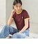 FRED PERRY:G9163 CROPPED RINGER TEE