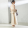 〈結婚式・パーティ〉kaene:バルーン ペプラム ドレス