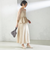 〈結婚式・パーティ〉kaene:バルーン ペプラム ドレス