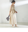 〈結婚式・パーティ〉kaene:バルーン ペプラム ドレス
