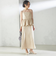 〈結婚式・パーティ〉kaene:バルーン ペプラム ドレス