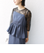 〈結婚式・パーティ〉kaene:バルーン ペプラム ドレス