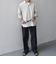SHIPS any:〈洗濯機可能〉コットン/リネン 7分袖  スキッパー プルオーバー シャツ 25SS◇