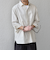 SHIPS any:〈洗濯機可能〉コットン/リネン 7分袖  スキッパー プルオーバー シャツ 25SS◇