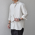 SHIPS any:〈洗濯機可能〉コットン/リネン 7分袖  スキッパー プルオーバー シャツ 25SS◇