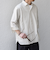 SHIPS any:〈洗濯機可能〉コットン/リネン 7分袖  スキッパー プルオーバー シャツ 25SS◇