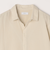 SHIPS any:〈洗濯機可能〉コットン/リネン 7分袖  スキッパー プルオーバー シャツ 25SS◇