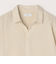 SHIPS any:〈洗濯機可能〉コットン/リネン 7分袖  スキッパー プルオーバー シャツ 25SS◇