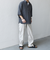 SHIPS any:〈洗濯機可能〉コットン/リネン 7分袖  スキッパー プルオーバー シャツ 25SS◇