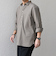 SHIPS any:〈洗濯機可能〉コットン/リネン 7分袖  スキッパー プルオーバー シャツ 25SS◇