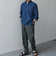 SHIPS any:〈洗濯機可能〉コットン/リネン 7分袖  スキッパー プルオーバー シャツ 25SS◇