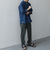 SHIPS any:〈洗濯機可能〉コットン/リネン 7分袖  スキッパー プルオーバー シャツ 25SS◇