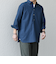 SHIPS any:〈洗濯機可能〉コットン/リネン 7分袖  スキッパー プルオーバー シャツ 25SS◇