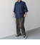 SHIPS any:〈洗濯機可能〉コットン/リネン 7分袖  スキッパー プルオーバー シャツ 25SS◇