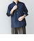 SHIPS any:〈洗濯機可能〉コットン/リネン 7分袖  スキッパー プルオーバー シャツ 25SS◇