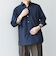SHIPS any:〈洗濯機可能〉コットン/リネン 7分袖  スキッパー プルオーバー シャツ 25SS◇