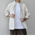 SHIPS any:〈洗濯機可能〉コットン/リネン ７分袖 レギュラー シャツ 25SS◇