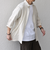 SHIPS any:〈洗濯機可能〉コットン/リネン ７分袖 レギュラー シャツ 25SS◇