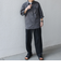 SHIPS any:〈洗濯機可能〉コットン/リネン ７分袖 レギュラー シャツ 25SS◇
