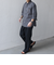 SHIPS any:〈洗濯機可能〉コットン/リネン ７分袖 レギュラー シャツ 25SS◇