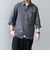 SHIPS any:〈洗濯機可能〉コットン/リネン ７分袖 レギュラー シャツ 25SS◇
